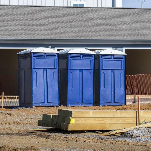 Heavy-duty construction site porta potty in Junction City, Kansas
